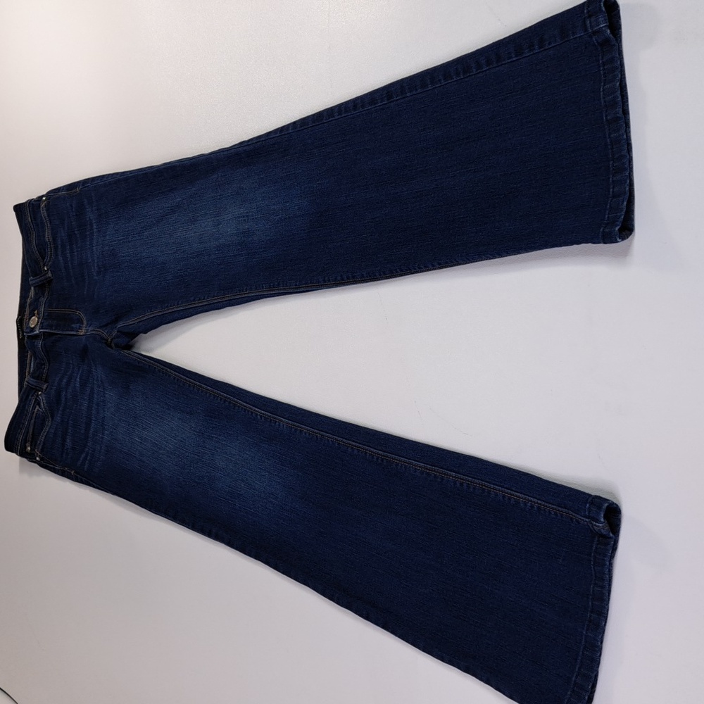 White House Black Market Boot Leg Mid-Rise Blue Jeans Size 0S - Picture 10 of 17